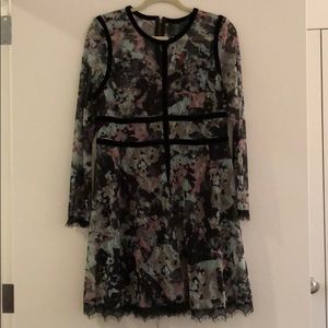 NWT lace and velour dress